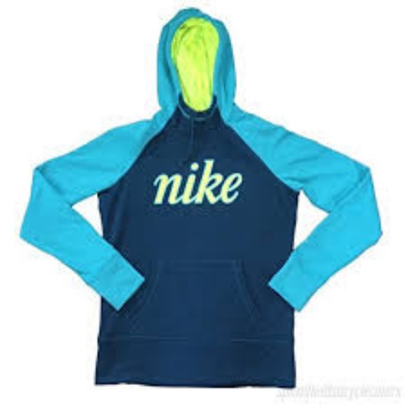 Nike Tops - NIKE Therma-Fit All Time Script Fleece Hoodie L